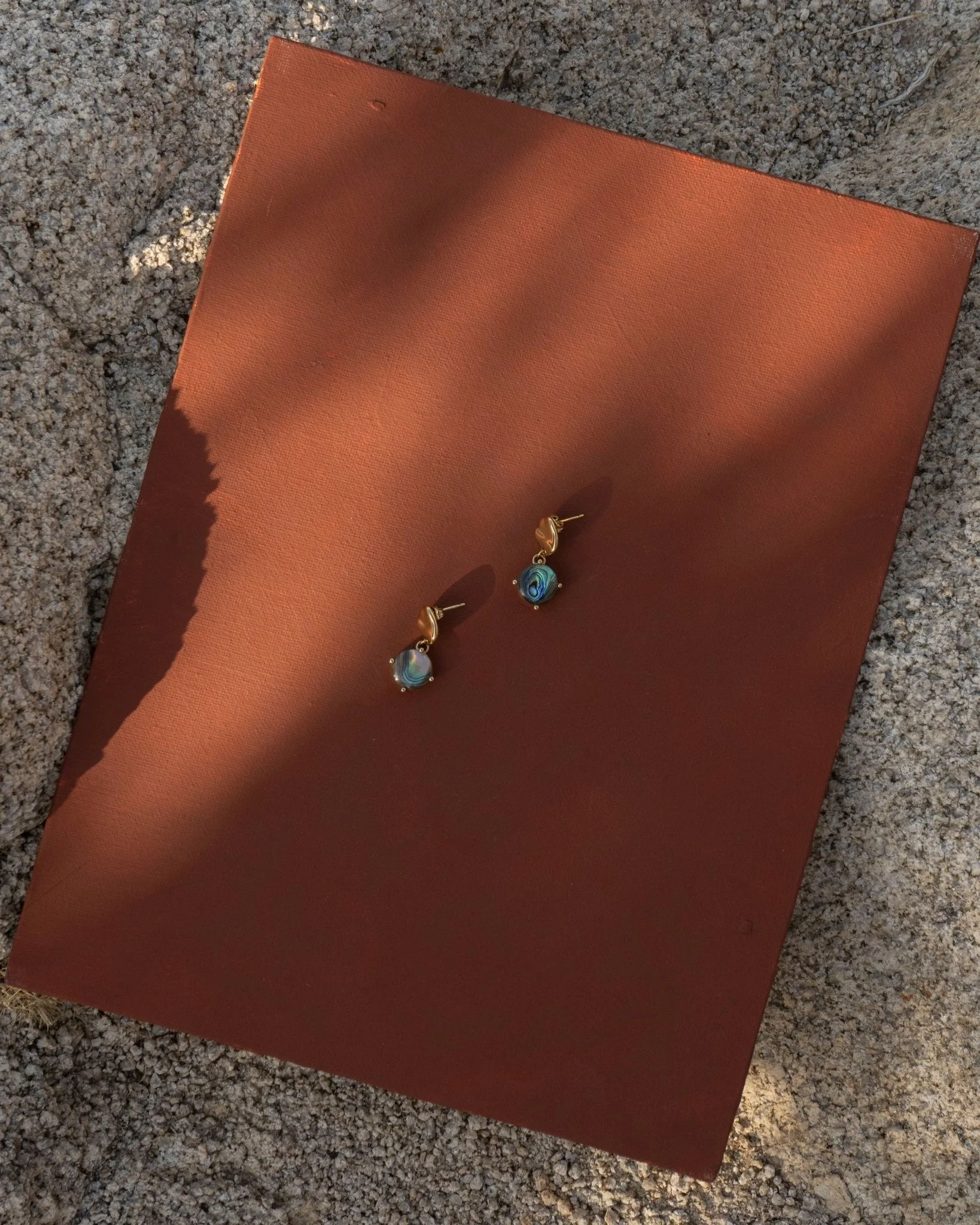 AVERY ABALONE SHELL DROP EARRINGS - Image 5