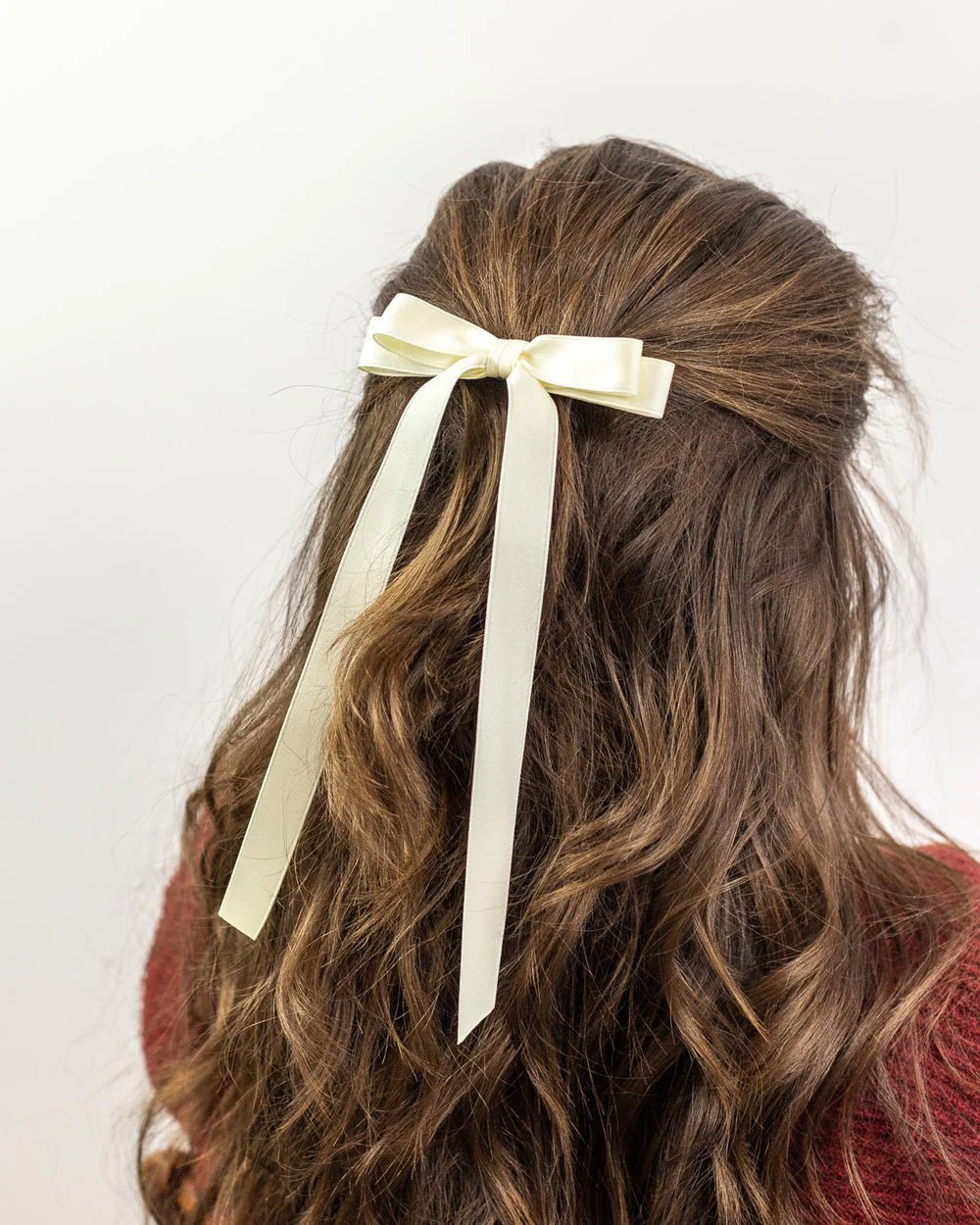 ALICE SATIN HAIR BOW - Image 5