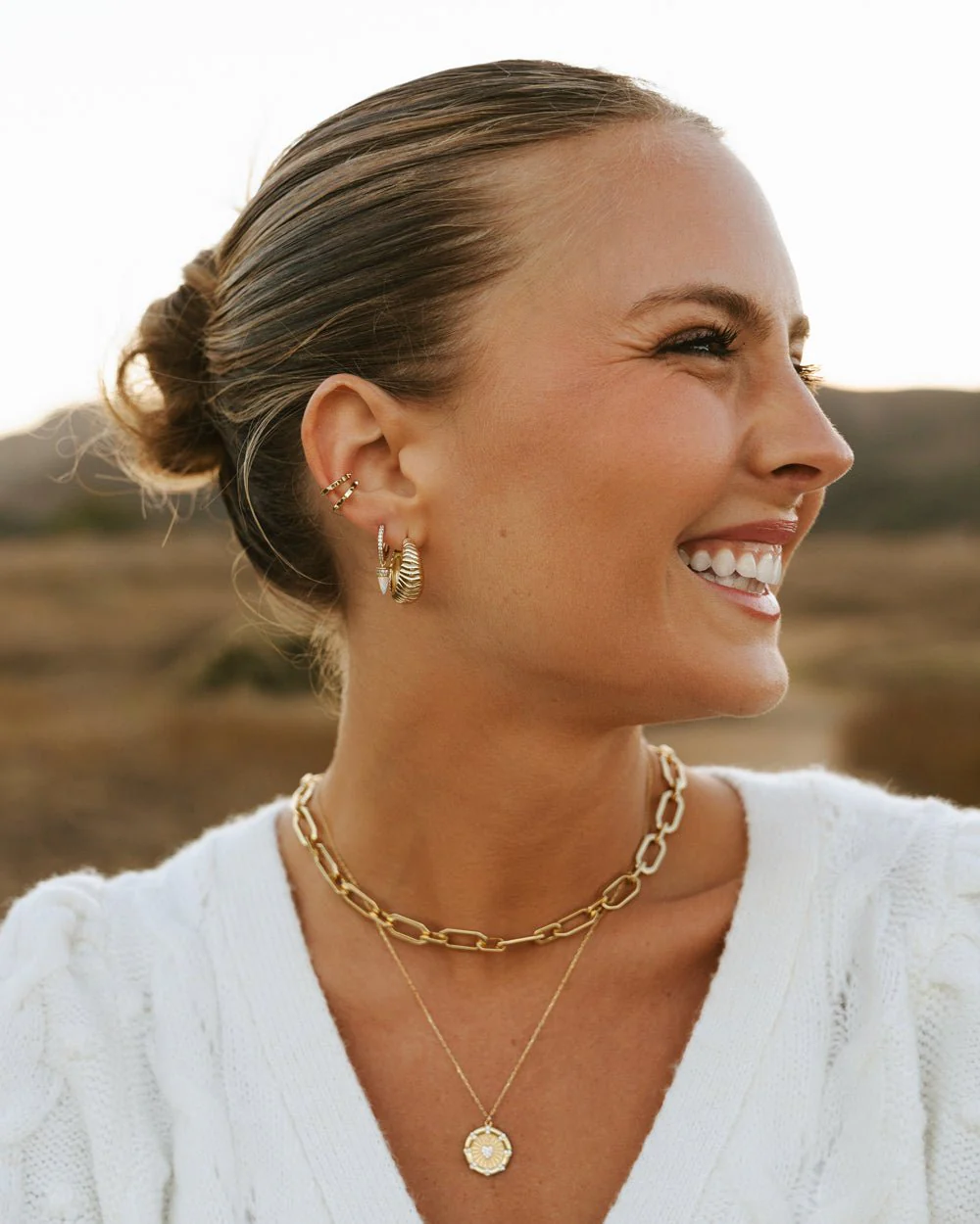 AUBREY BOLD CHAIN NECKLACE - Image 4