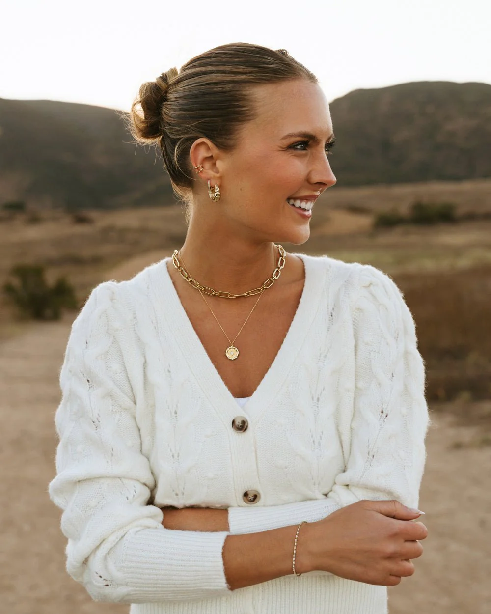 AUBREY BOLD CHAIN NECKLACE - Image 7