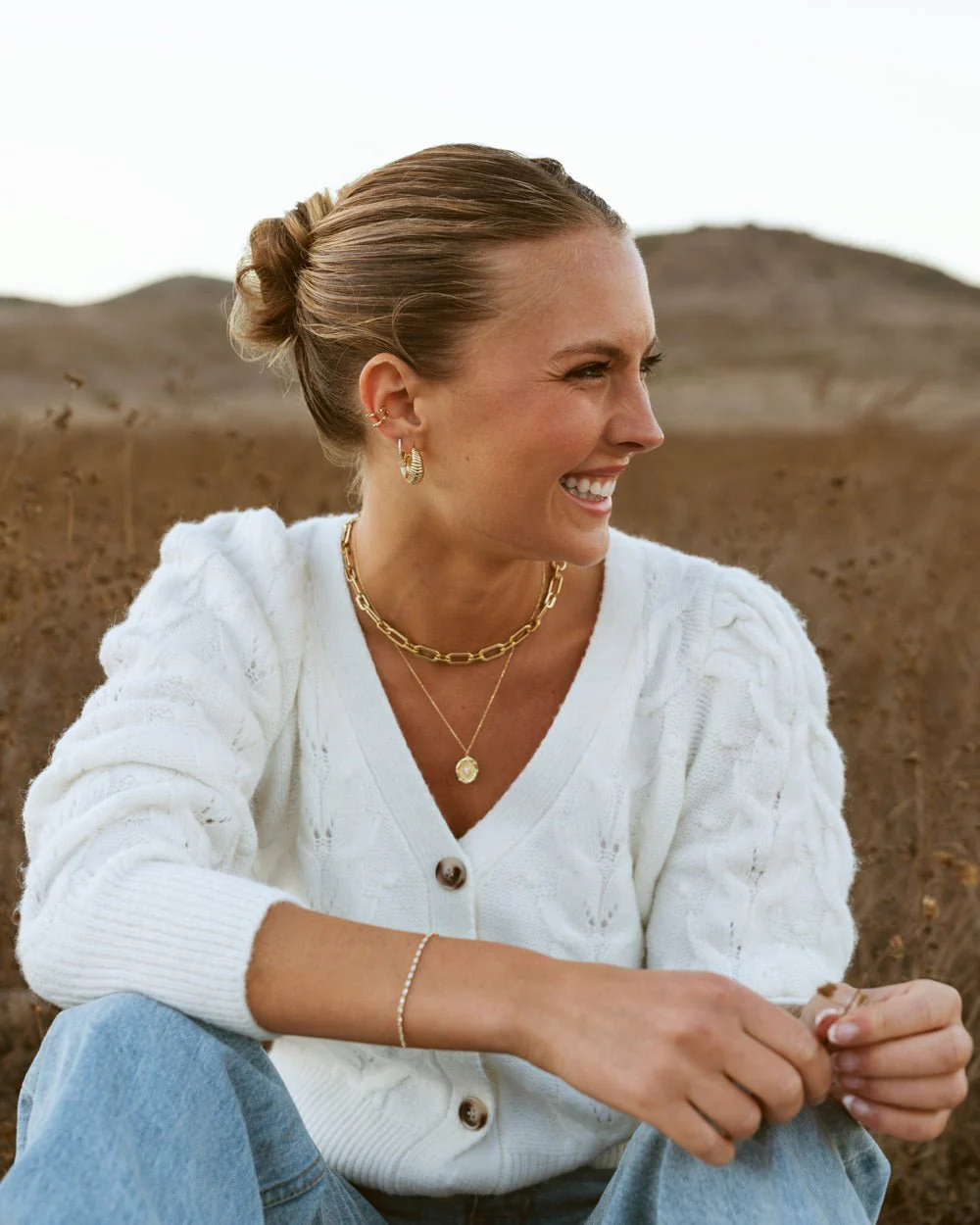 AUBREY BOLD CHAIN NECKLACE - Image 9