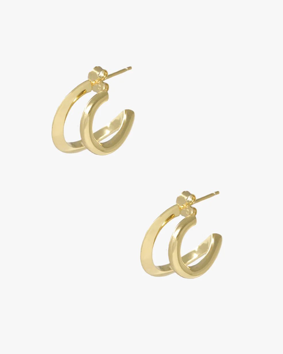 AYESHA DOUBLE ILLUSION HOOPS - Image 3