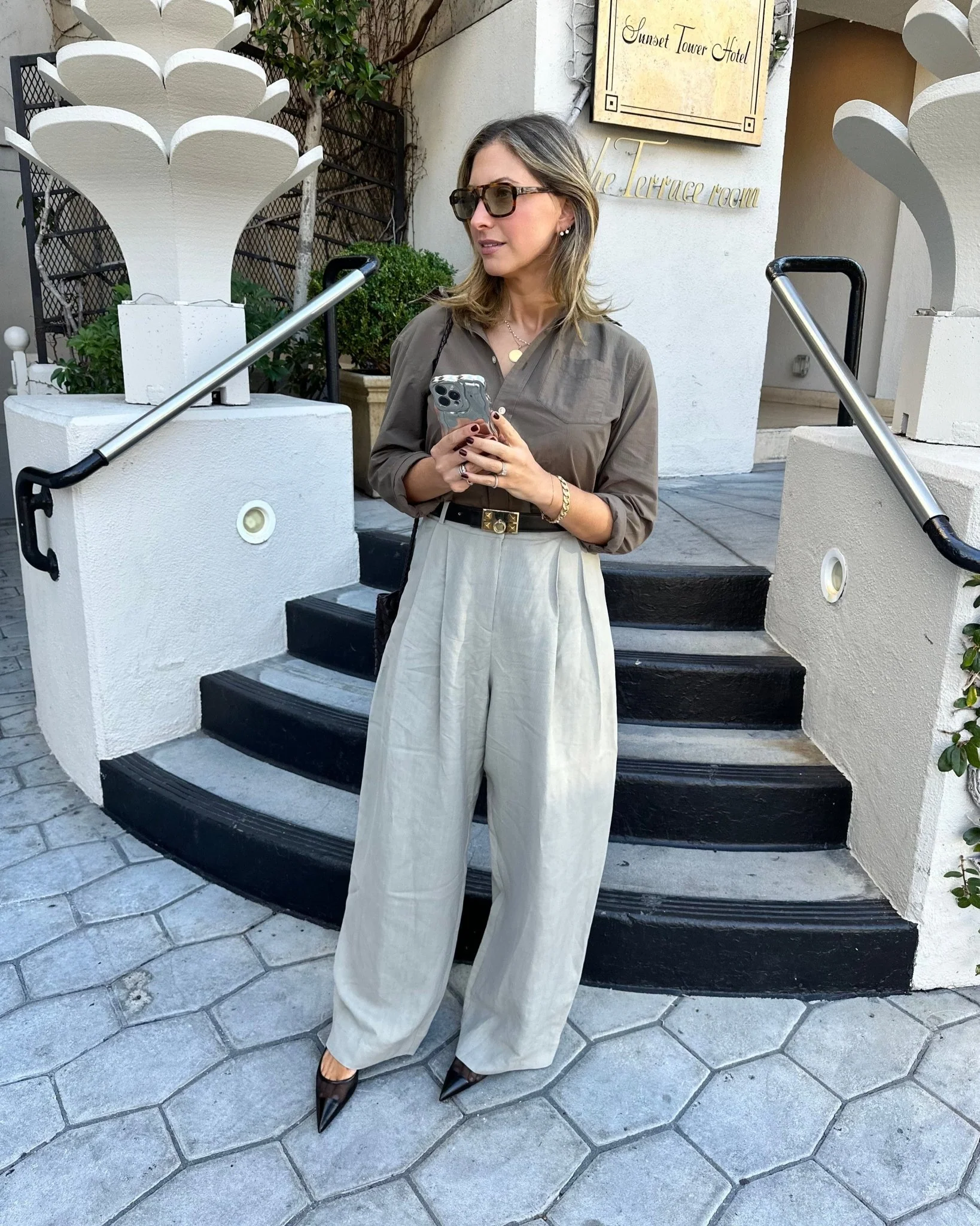 DAHLIA BRAIDED EDGE ENGRAVABLE DISC PENDANT - Image 8