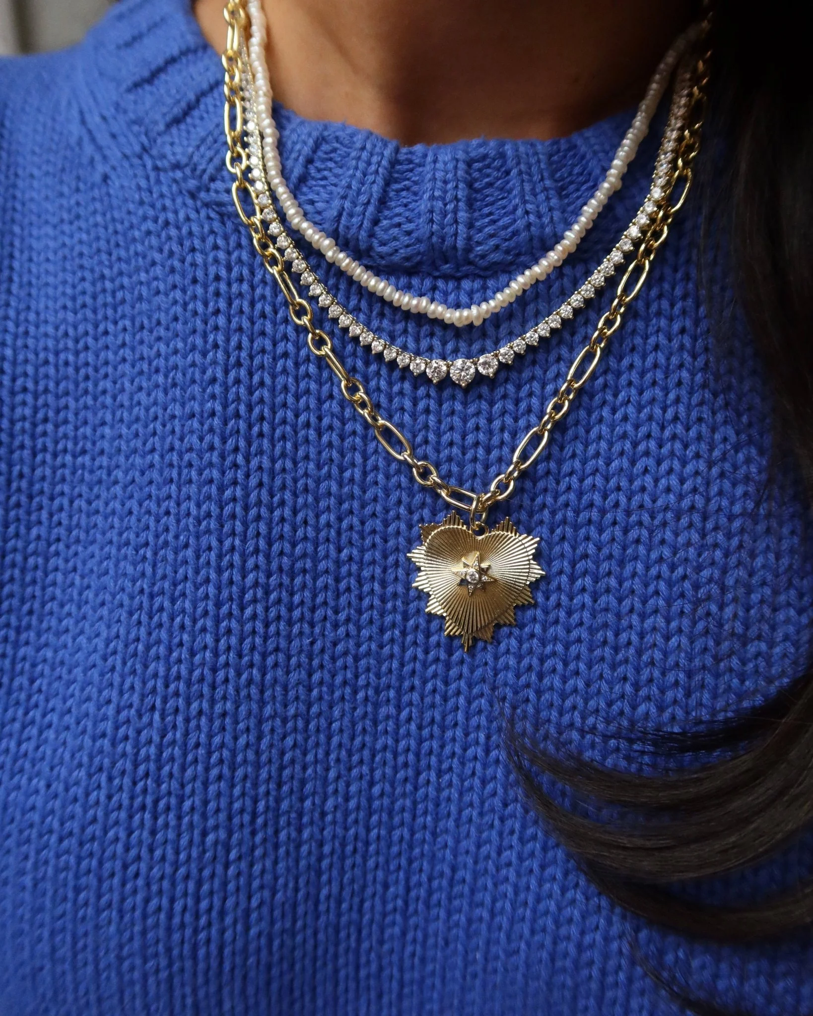 JULIA BUTTON PEARL NECKLACE - Image 10