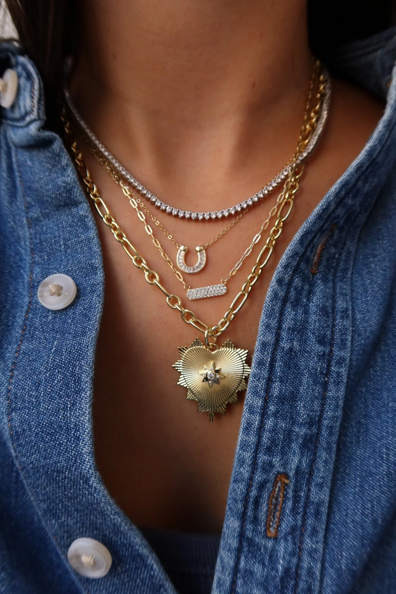 NOVA BURSTING HEART NECKLACE - Image 3