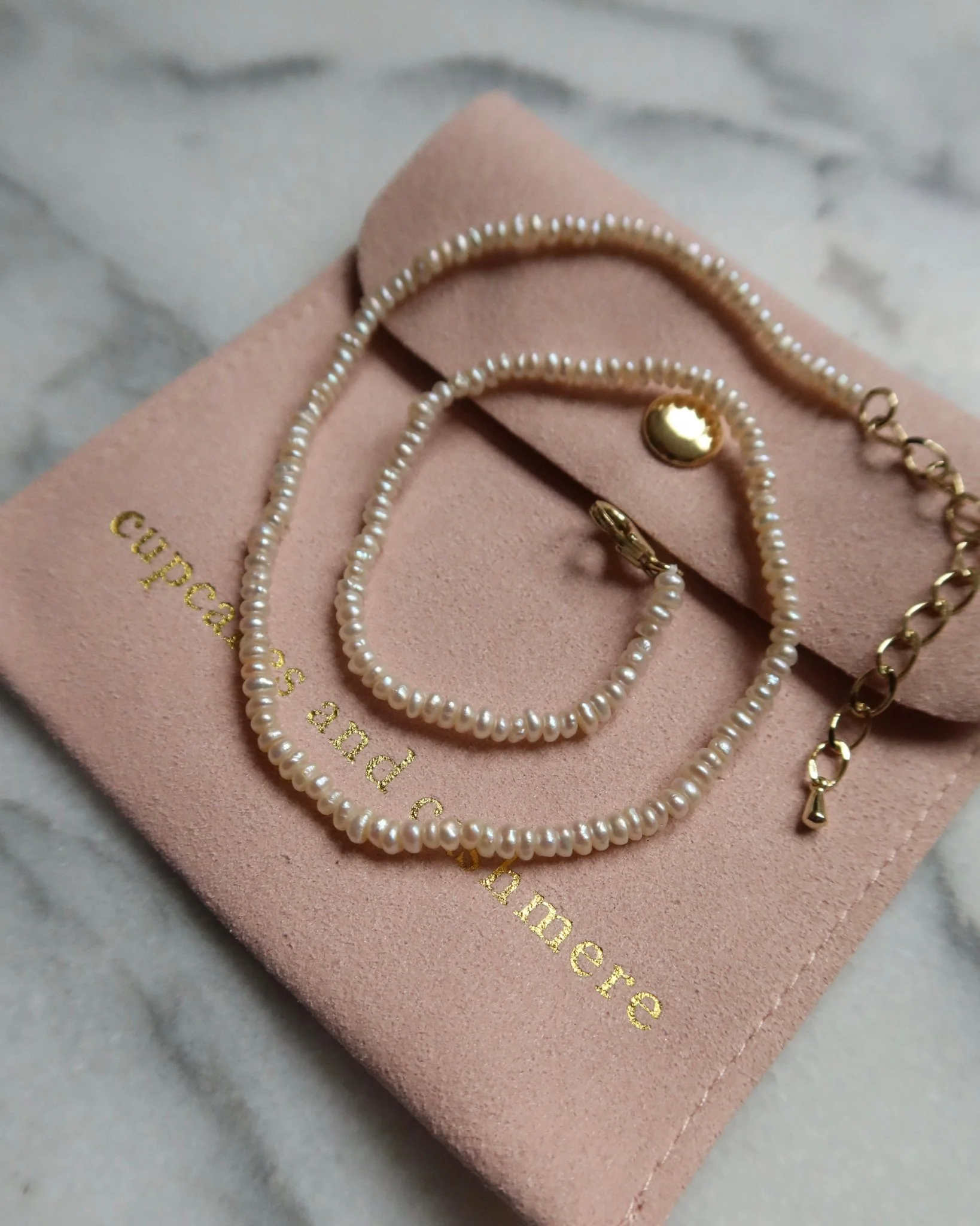 JULIA BUTTON PEARL NECKLACE - Image 6