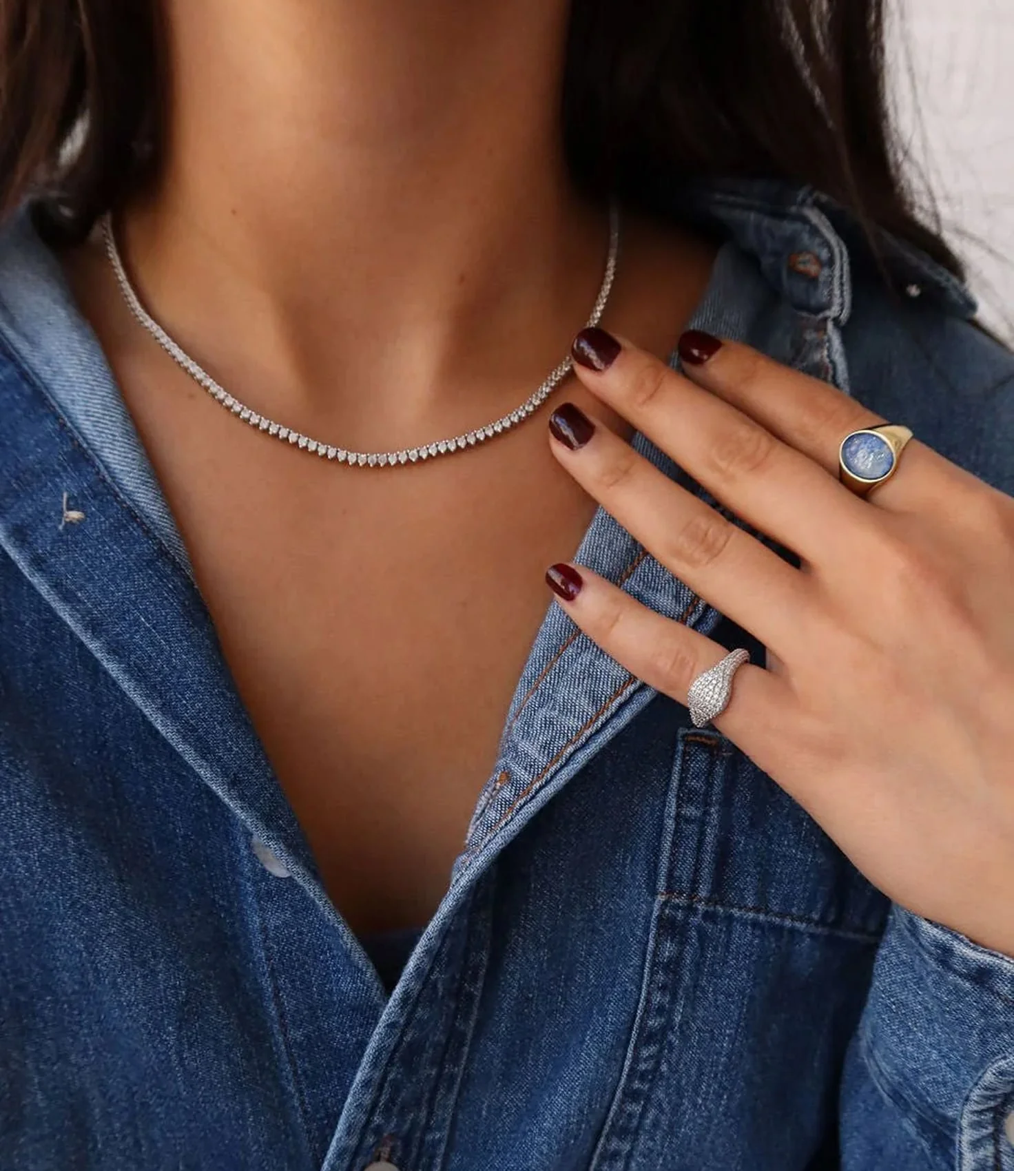 HYACINTH TENNIS NECKLACE - Image 7