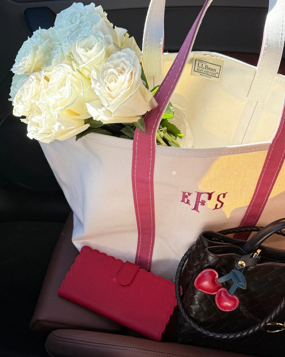 PINK & RED SINGLE FOLD WALLET - Image 6