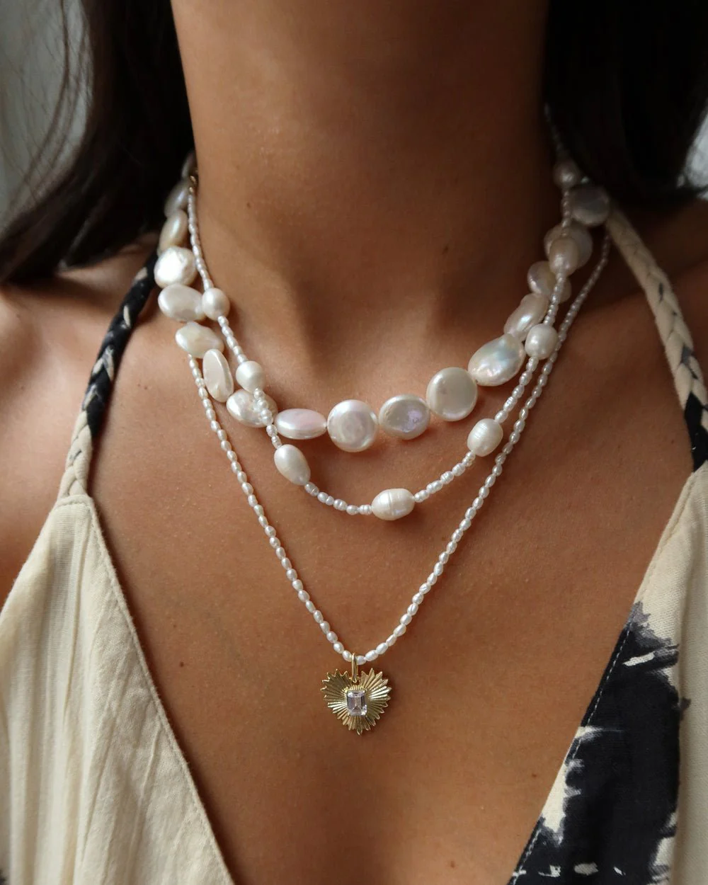POURIA ALTERNATING PEARL NECKLACE - Image 9
