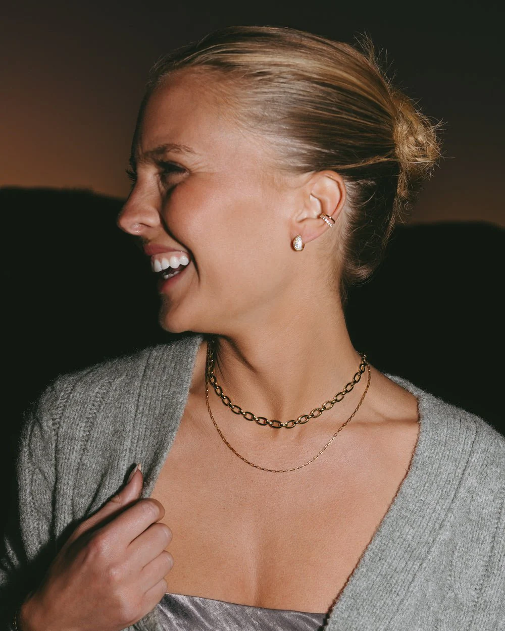 RILEY MINI PAPERCLIP CHAIN - Image 3