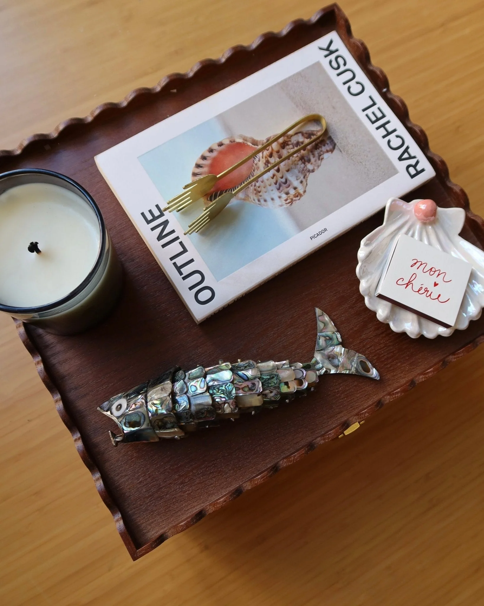 SHELL TRINKET DISH WITH PEARL - Image 6