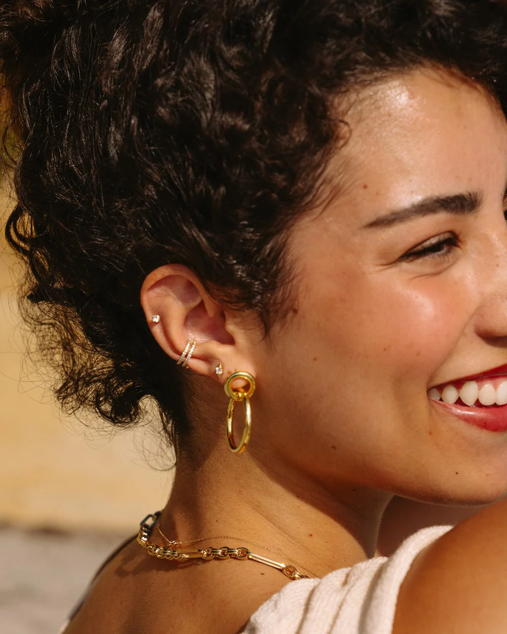 ANDREA PAVÉ WRAP EAR CUFF - Image 5