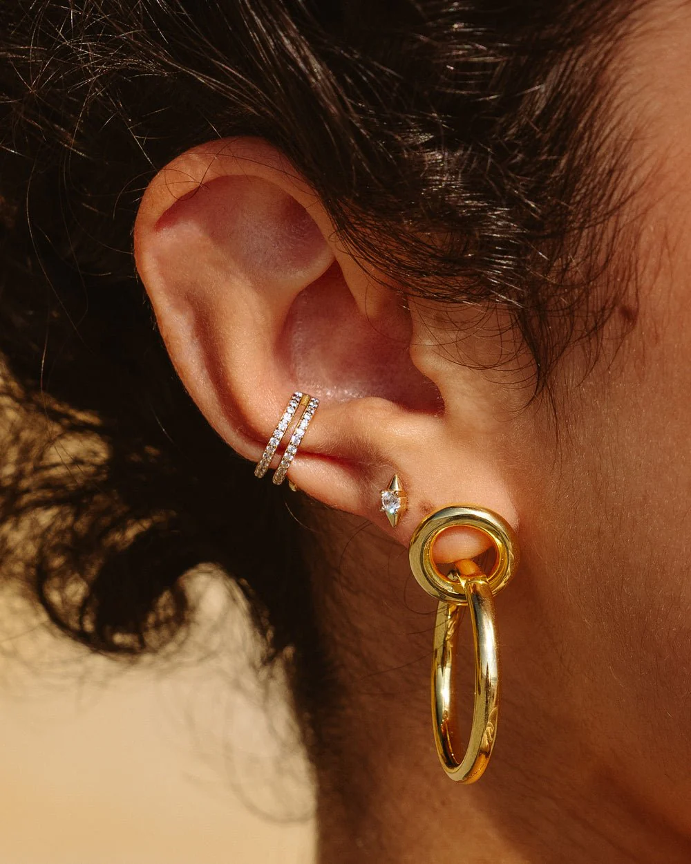 ANDREA PAVÉ WRAP EAR CUFF - Image 6