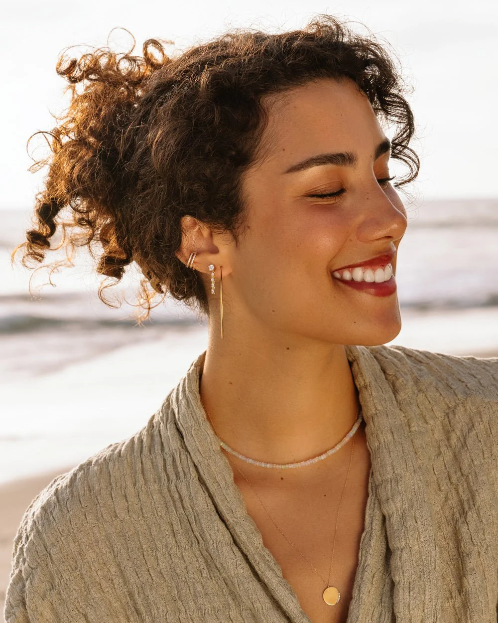 CASSIDY WHISPER THIN OVERSIZED HOOPS - Image 4