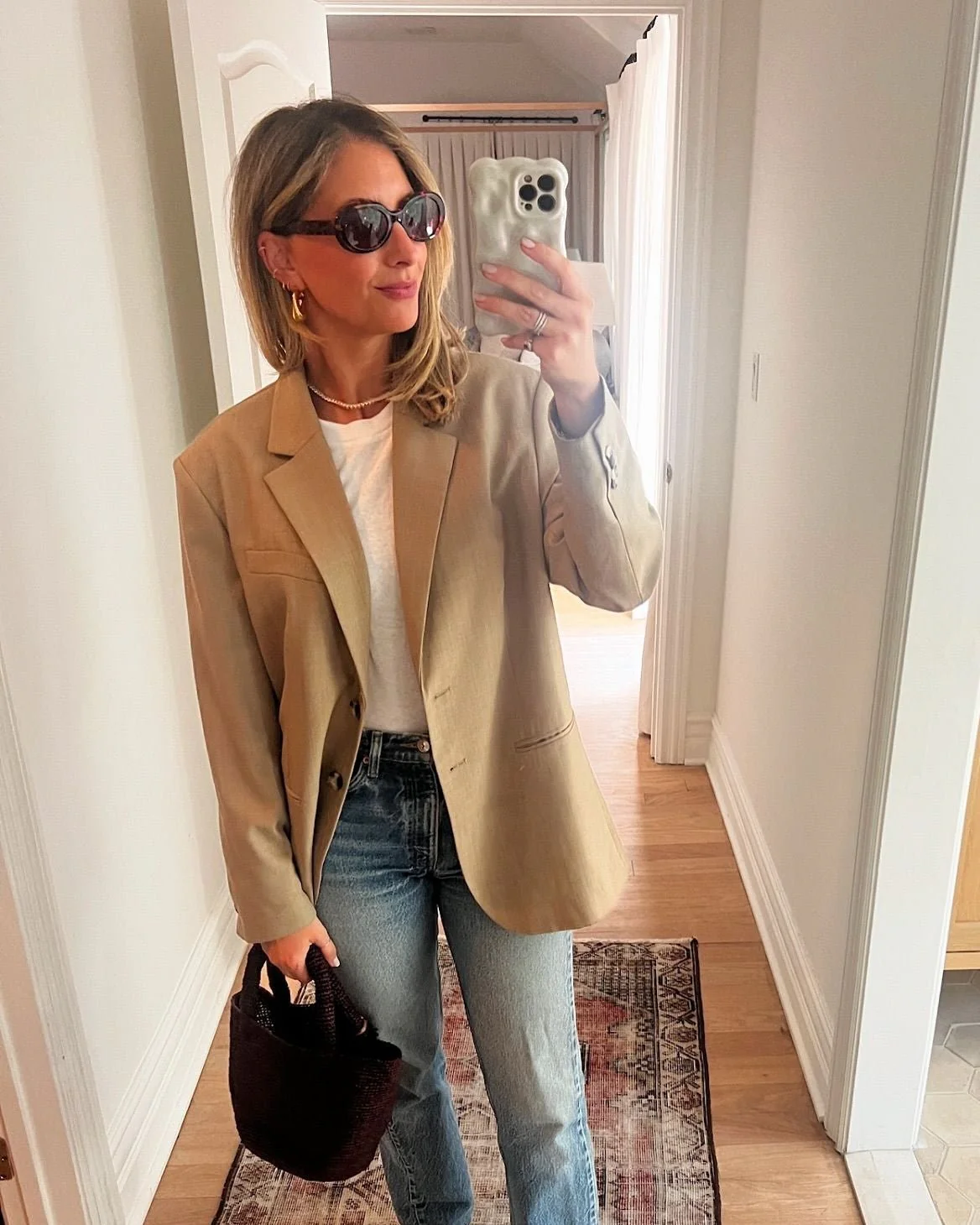 GENEVIEVE ORGANIC BOLD HOOPS - Image 3